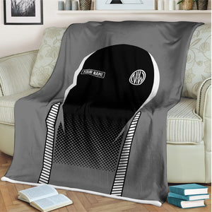 Railspirit Personalized Norfolk and Western Railway Blanket N&W Train Blanket Gift Idea For Train Lover