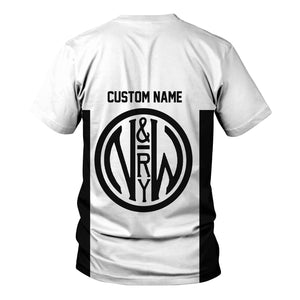 Railspirit Custom Name Norfolk and Western Railway T Shirt Yes I Need All Those Train N&W Printed Shirt