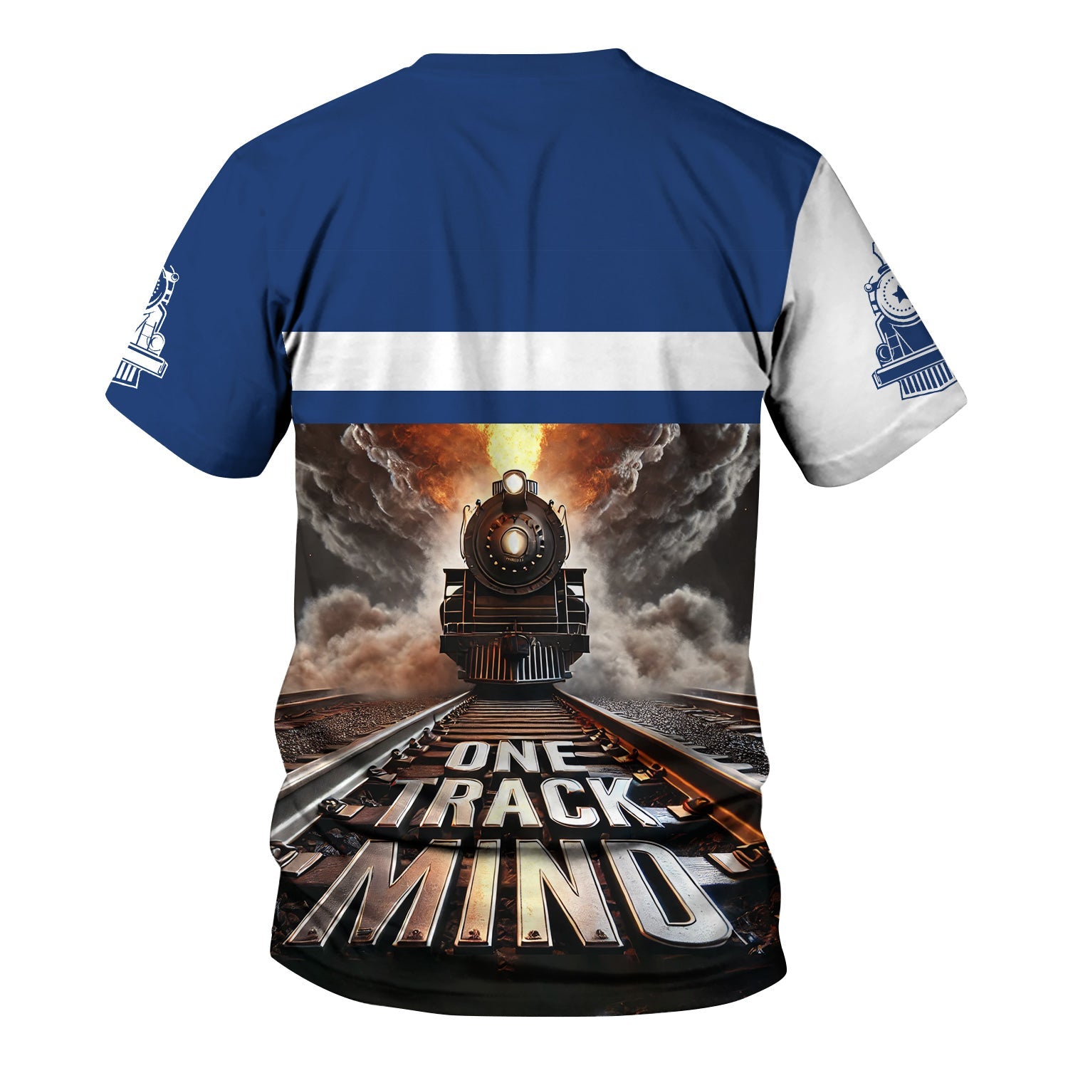 Railspirit Personalized Duluth, Winnipeg and Pacific Railway T Shirt One Track Mind Train Printed Shirt