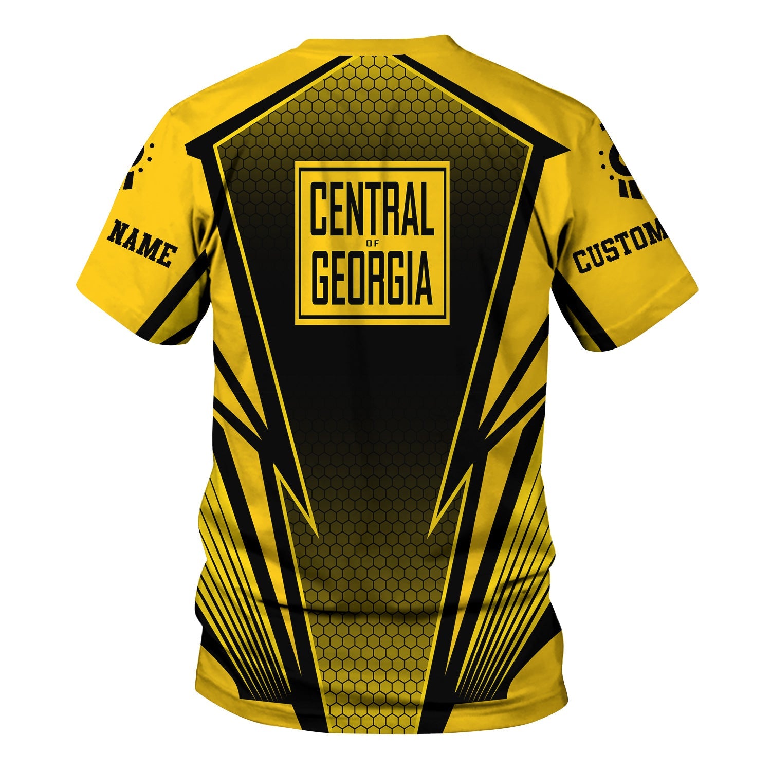 Railspirit Personalized Central of Georgia Railway T-Shirt Lightning Graphic Style Shirt Gift Idea For Train Lover