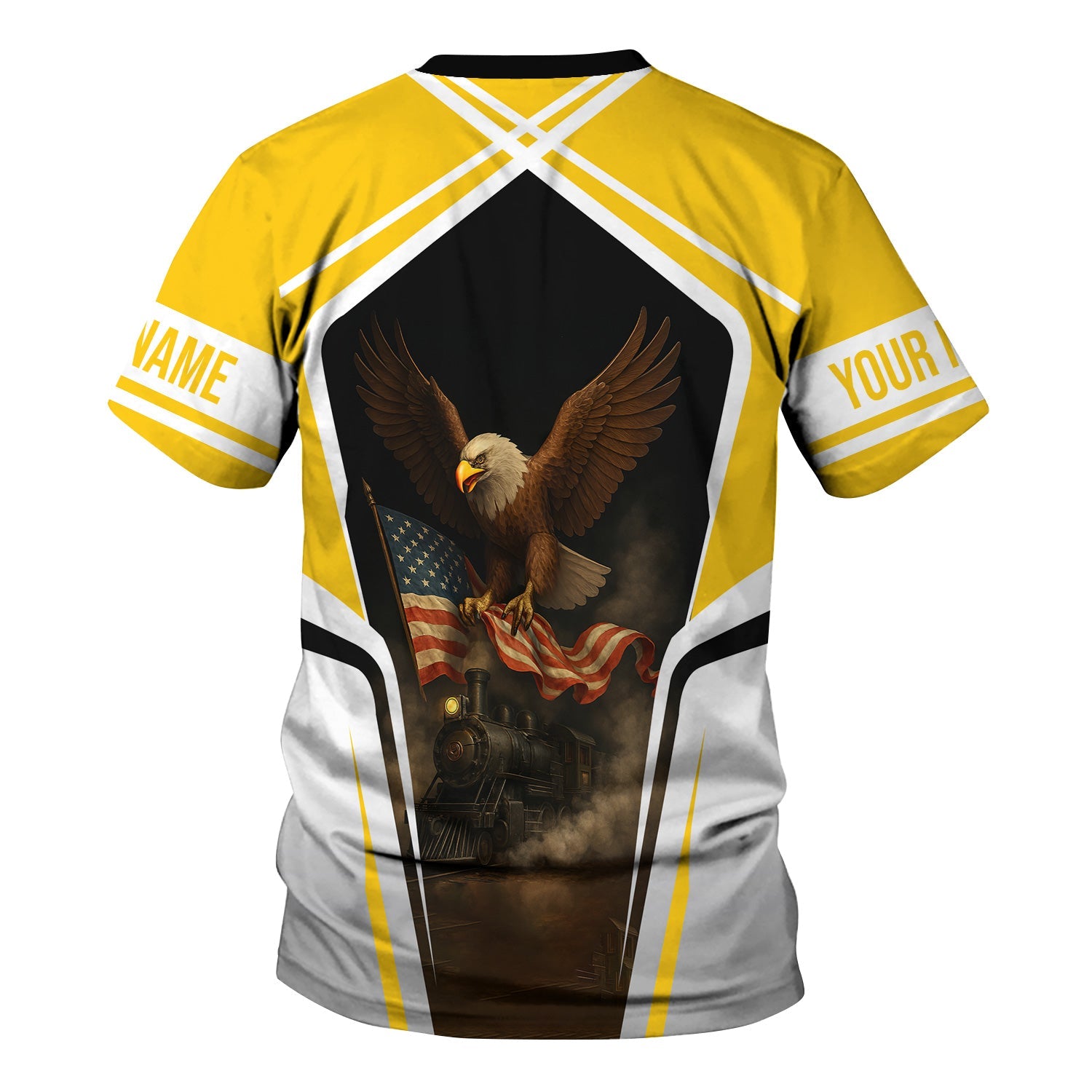 Railspirit Personalized Central of Georgia Railway T Shirt American Eagle Vintage Train Shirt