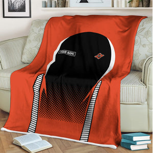 Railspirit Personalized Texas and Pacific Railway Blanket Train Blanket Gift Idea For Train Lover