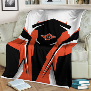 Railspirit Personalized Texas and Pacific Railway Blanket Strong Line Train Blanket Gift Idea For Train Lover