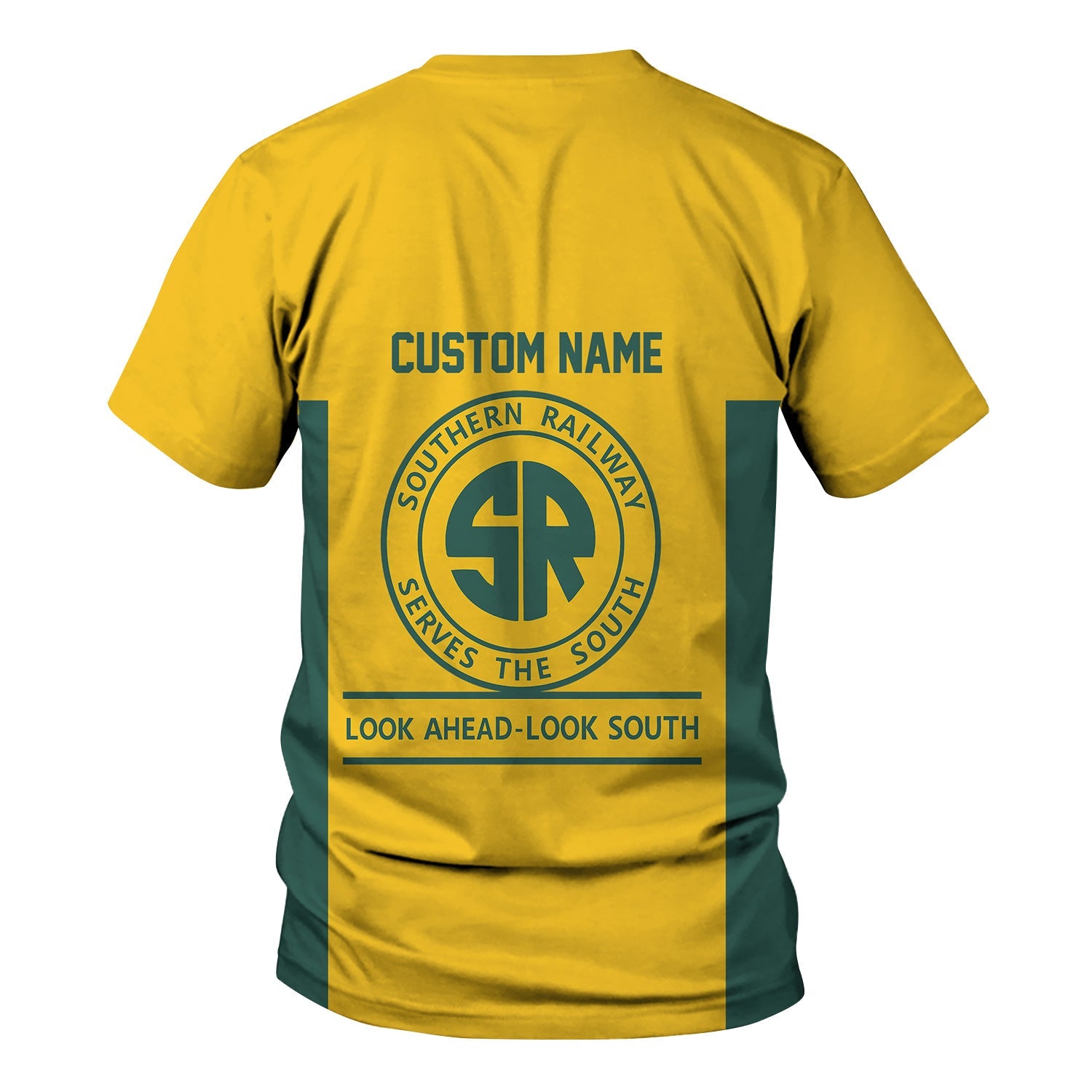 Railspirit Custom Name Southern Railway U.S T Shirt Yes I Need All Those Train SOU Printed Shirt