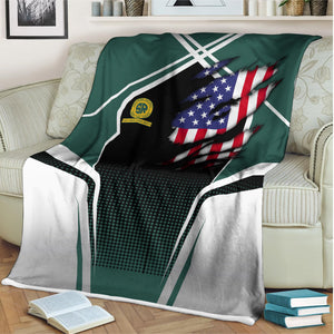 Railspirit Personalized Southern Railway U.S Blanket American Vintage SOU All Over Printed Blanket