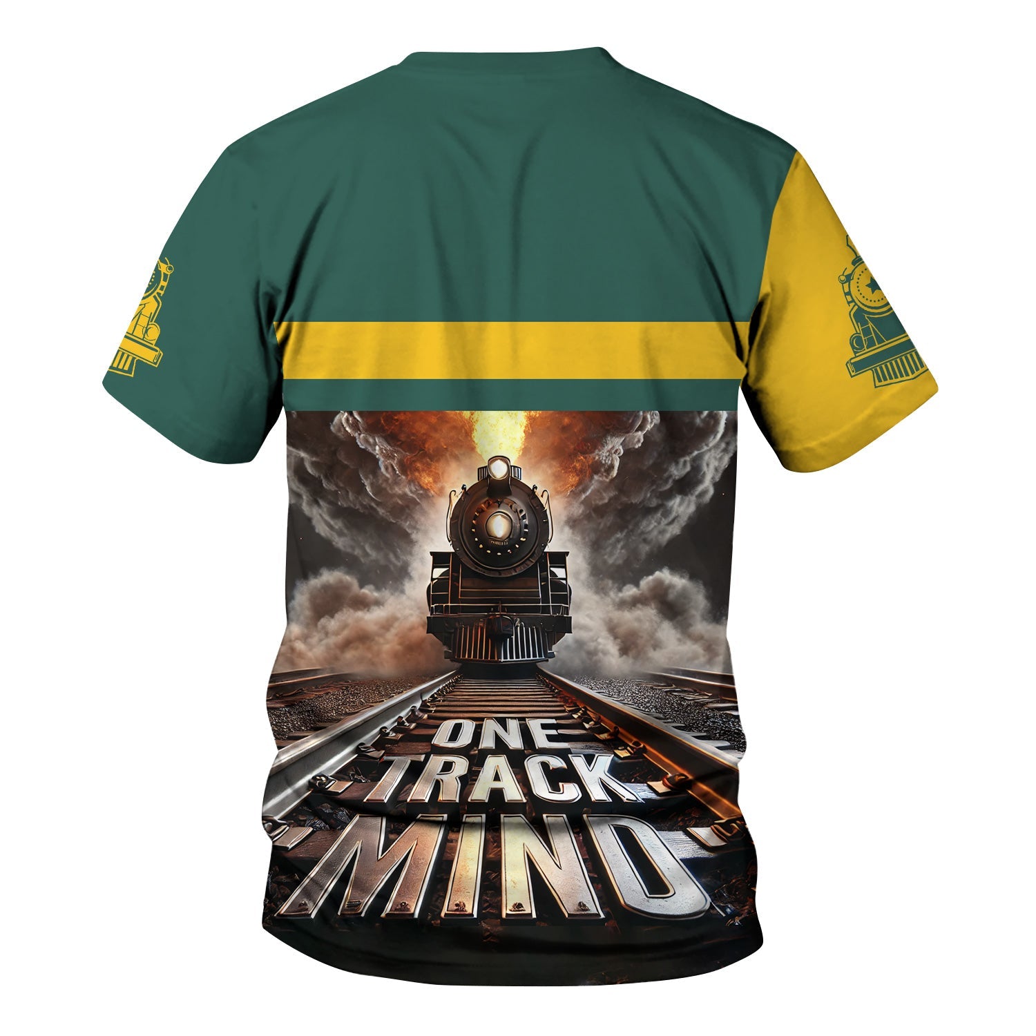 Railspirit Personalized Southern Railway U.S T Shirt One Track Mind SOU Train Printed Shirt