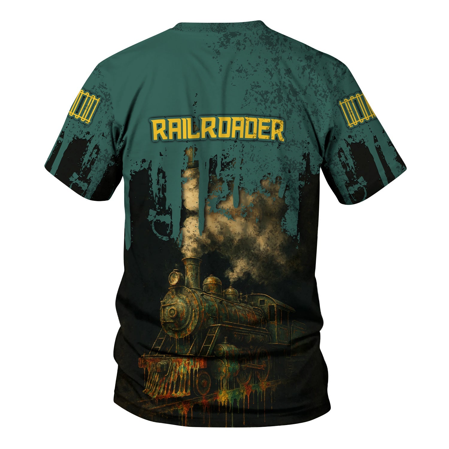 Railspirit Personalized Southern Railway U.S T-Shirt Vintage Train Art Style SOU Shirt For Locomotive Fans