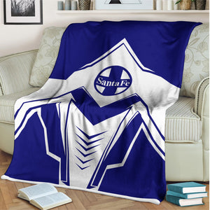 Railspirit Santa Fe Railway Blanket Railway Trainspotter Style Atchison, Topeka and Santa Fe Railway Blanket Gift Idea For Foamers