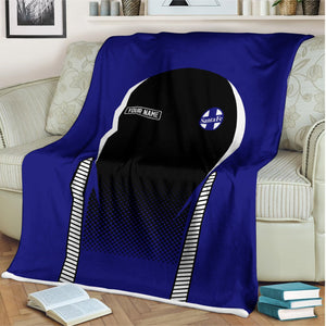 Railspirit Personalized Santa Fe Railway Blanket Atchison, Topeka and Santa Fe Railway Train Blanket Gift Idea For Train Lover