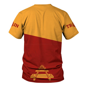 Railspirit Personalized Chicago South Shore and South Bend Railroad T Shirt One Track Mind  Unisex Train Shirt Gift Idea For Train Lover