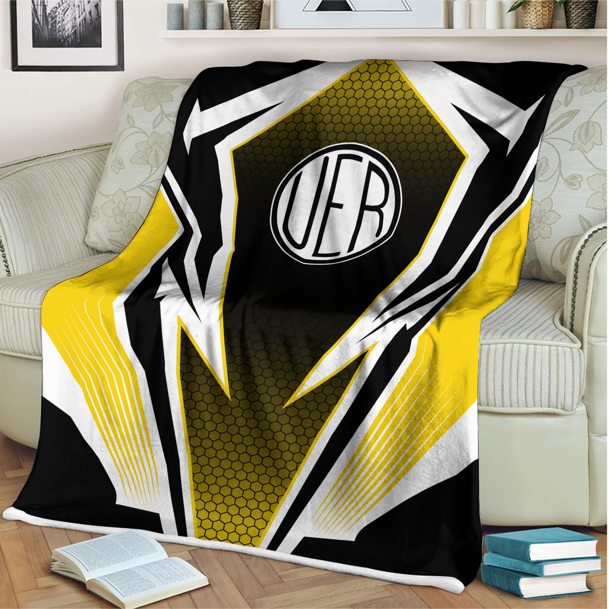 Railspirit Union Electric Railway Blanket Lightning Graphic Style Blanket Gift Idea For Train Lover