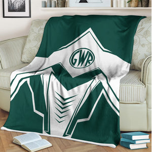 Railspirit Great Western Railway Blanket Railway Trainspotter Style Blanket Gift Idea For Foamers