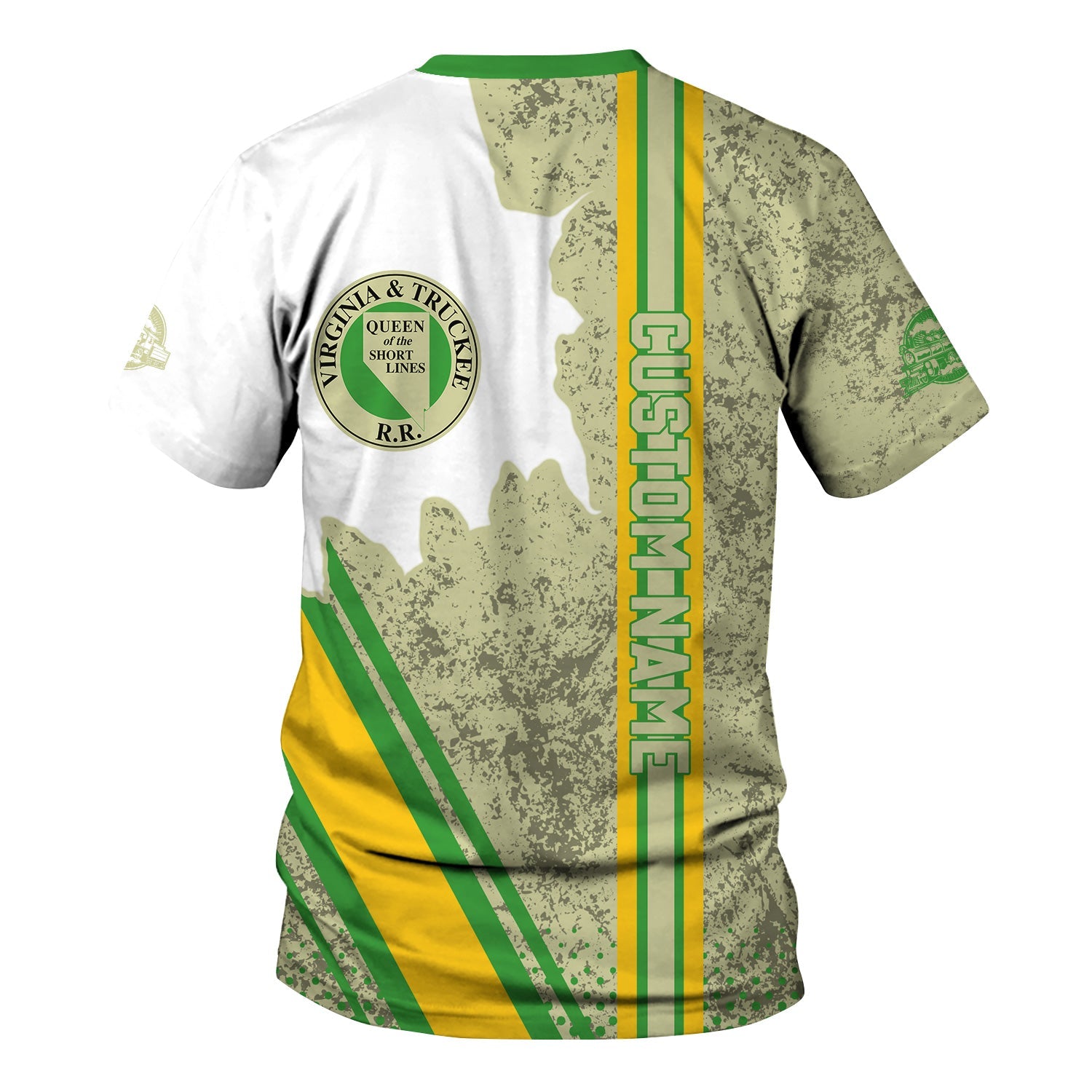 Railspirit Personalized Virginia & Truckee Railroad T-Shirt All Over Printed Unisex Shirt