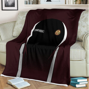 Railspirit Personalized London, Midland and Scottish Railway Blanket Train Blanket Gift Idea For Train Lover