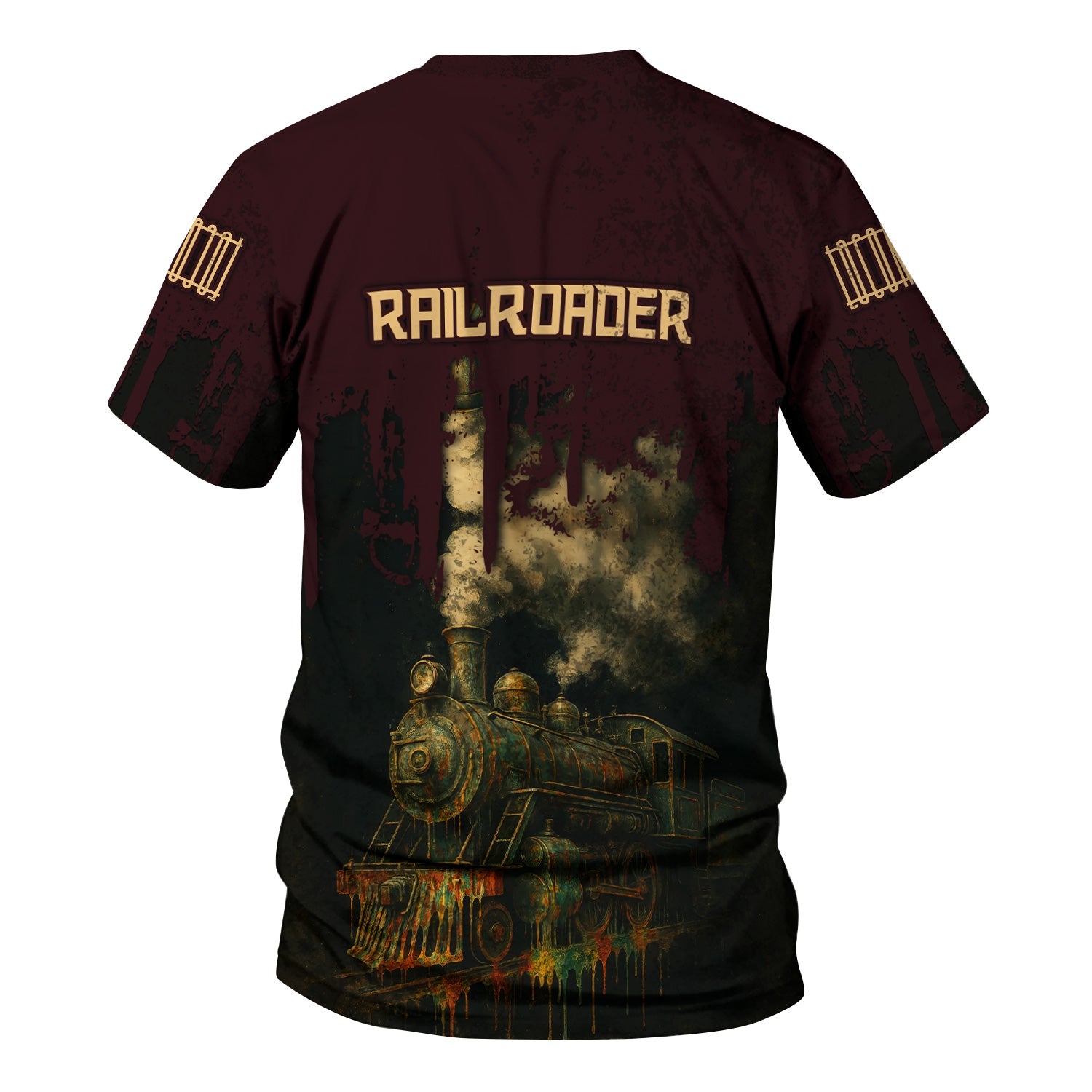 Railspirit Personalized London, Midland and Scottish Railway T-Shirt Vintage Train Art Style Shirt For Locomotive Fans