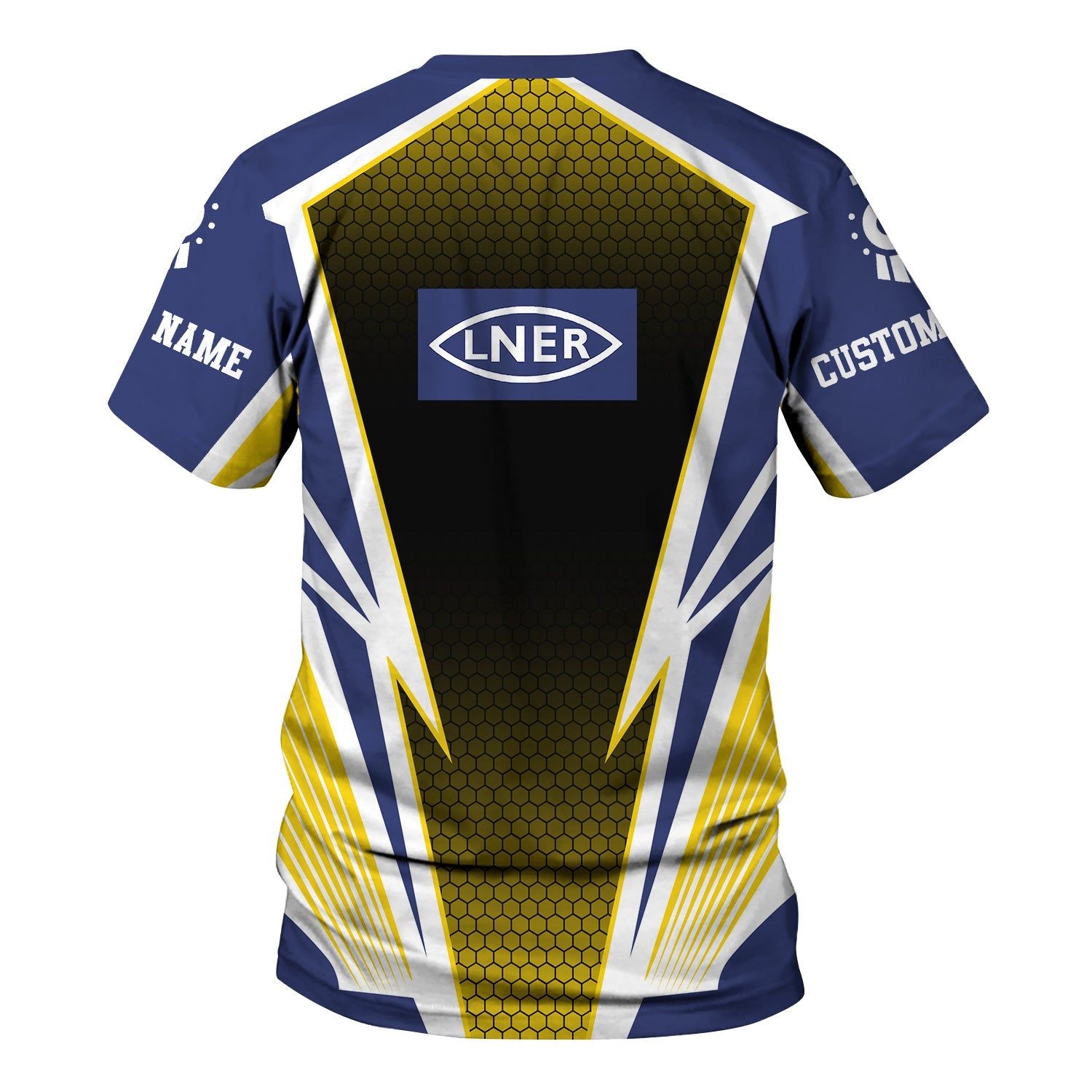 Railspirit Personalized London and North Eastern Railway T-Shirt Lightning Graphic Style Shirt Gift Idea For Train Lover