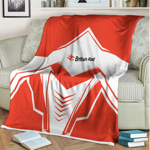 Railspirit British Railway Blanket Railway Trainspotter Style Blanket Gift Idea For Foamers