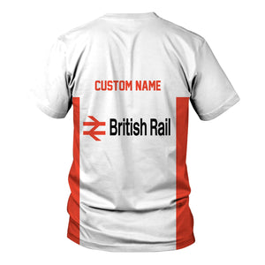 Railspirit Custom Name British Railway T Shirt Yes I Need All Those Train Printed Shirt