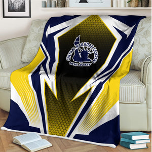 Railspirit Jersey Central Railroad Blanket Lightning Graphic Style Blanket Gift Idea For Train Lover