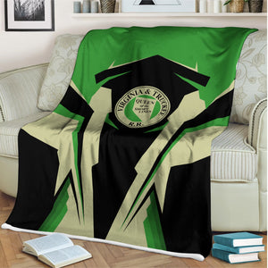 Railspirit Personalized Virginia & Truckee Railroad Blanket Strong Line Train Blanket Gift Idea For Train Lover