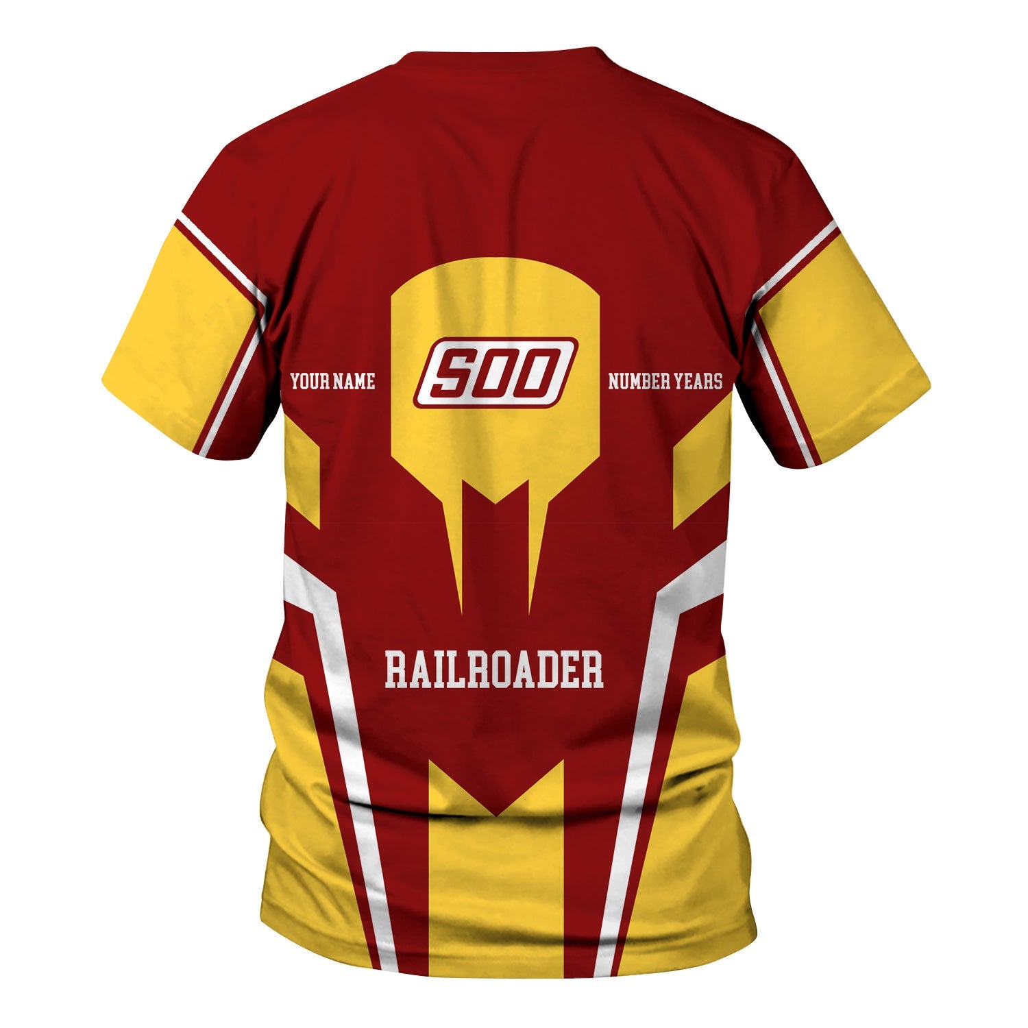 Railspirit Personalized Soo Line Railroad T-Shirt Custom Year Railroader Shirt Gift Idea For Train Lover