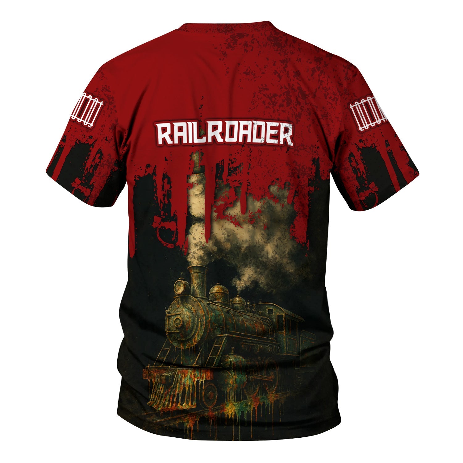 Railspirit Personalized Soo Line Railroad T-Shirt Vintage Train Art Style Shirt For Locomotive Fans