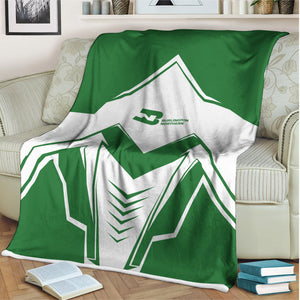 Railspirit Burlington Northern Railroad Blanket Railway Trainspotter Style Blanket Gift Idea For Foamers