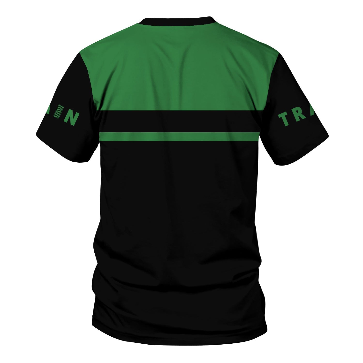 Railspirit Personalized Burlington Northern Railroad T Shirt Train Ticket American Locomotive Printed Train