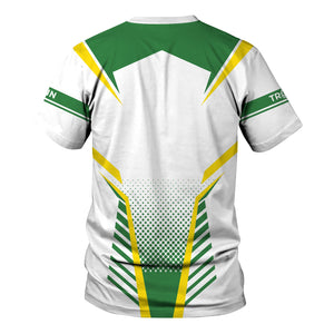 Railspirit Personalized Burlington Northern Railroad T Shirt Unisex Train Shirt All Over Print