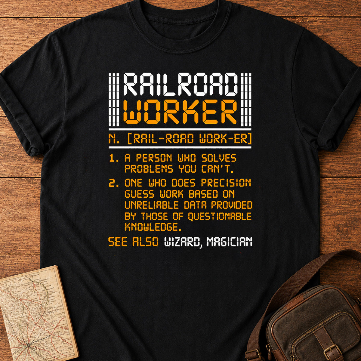 Railroad Worker Definition T-Shirt