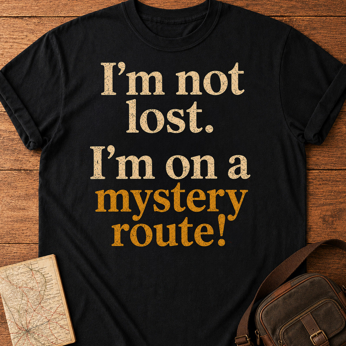 Mystery Route Typography T-Shirt