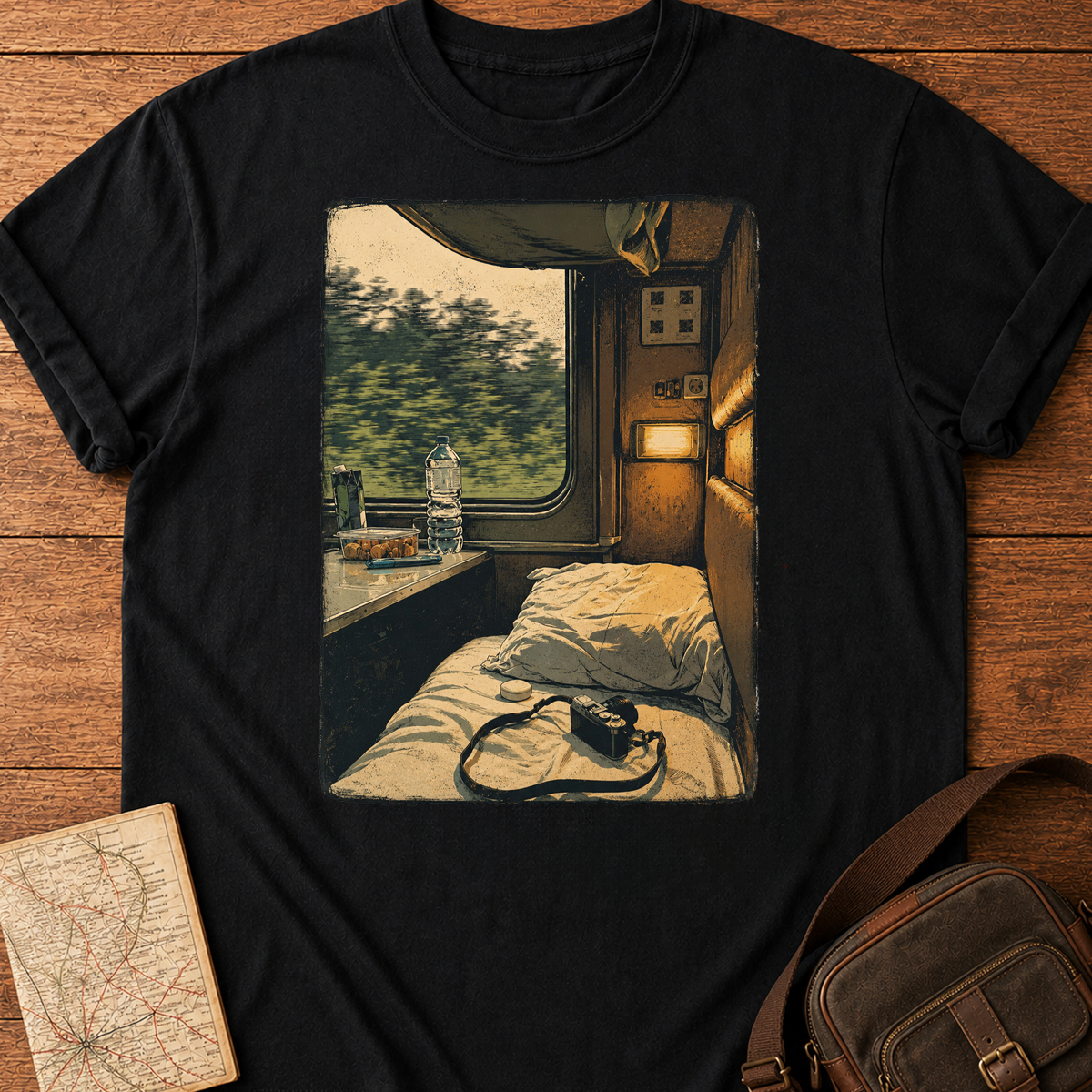 Sleeper Train Cabin T-Shirt