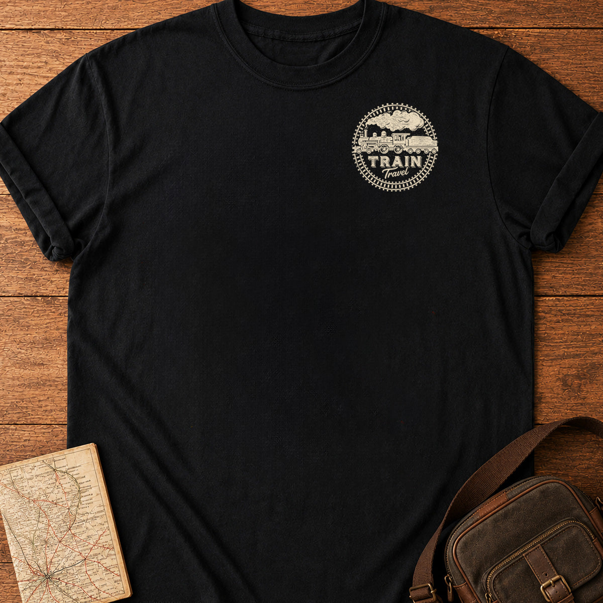 Vintage Train Badge T-Shirt