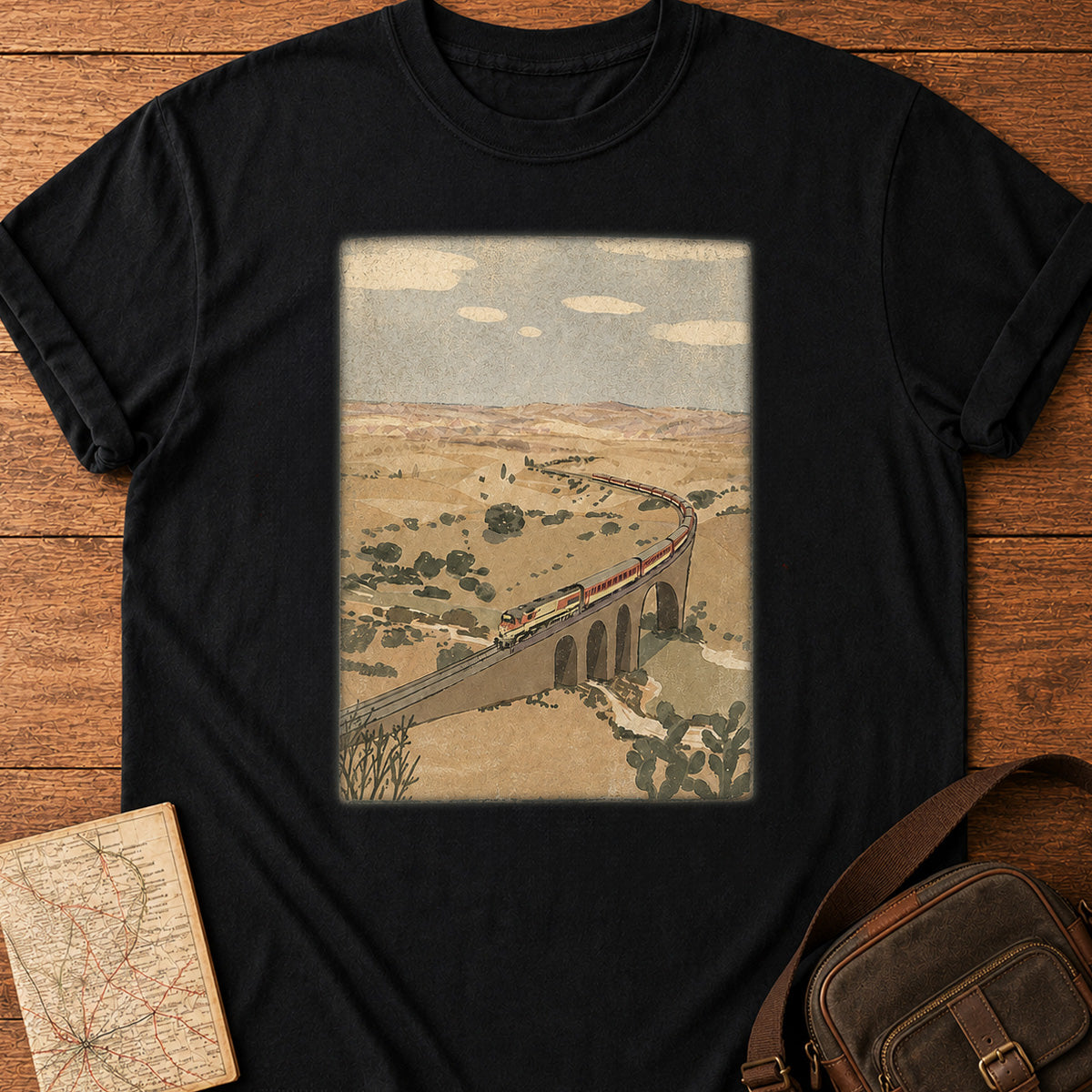 Desert Railway Journey T-Shirt