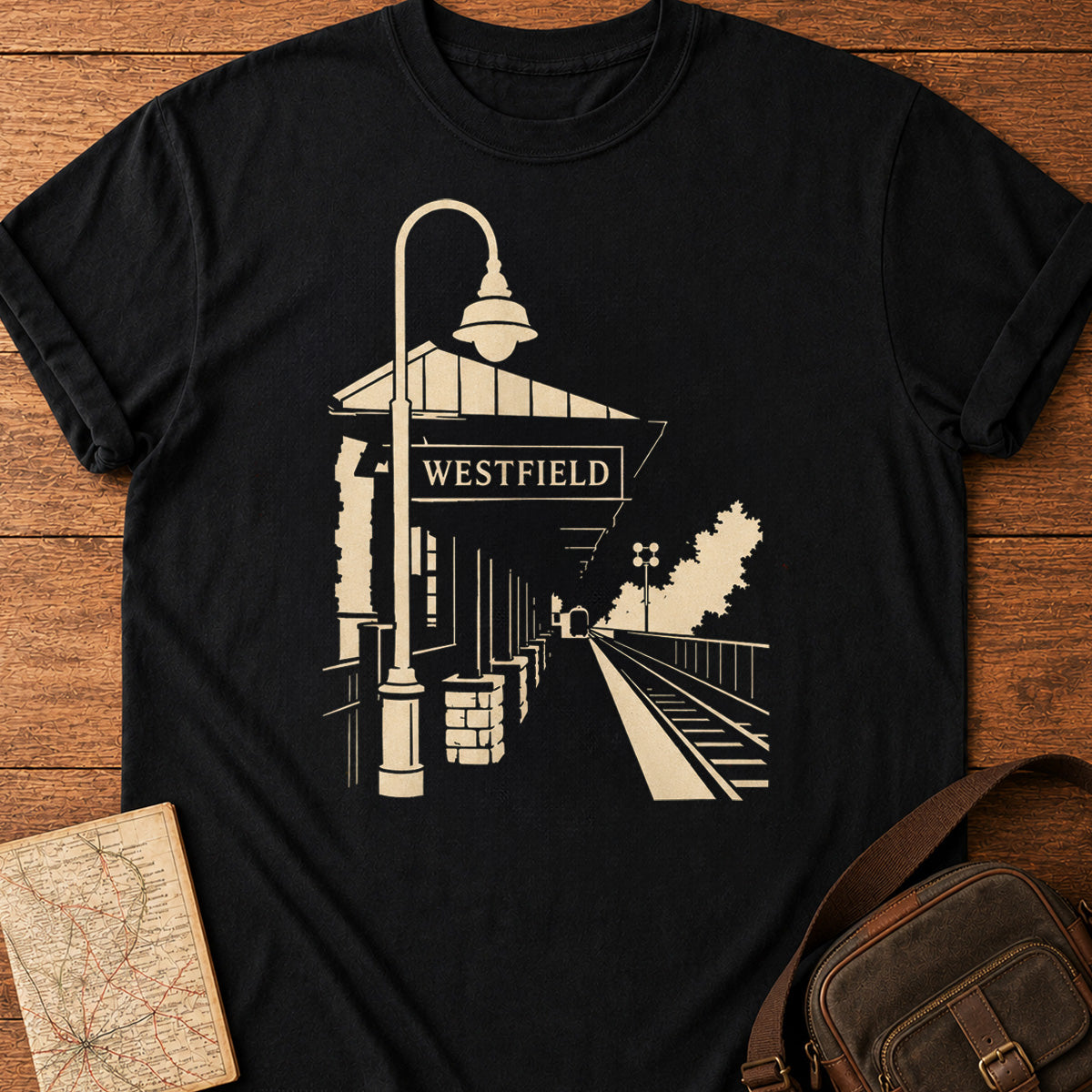 Vintage Railway Station T-Shirt