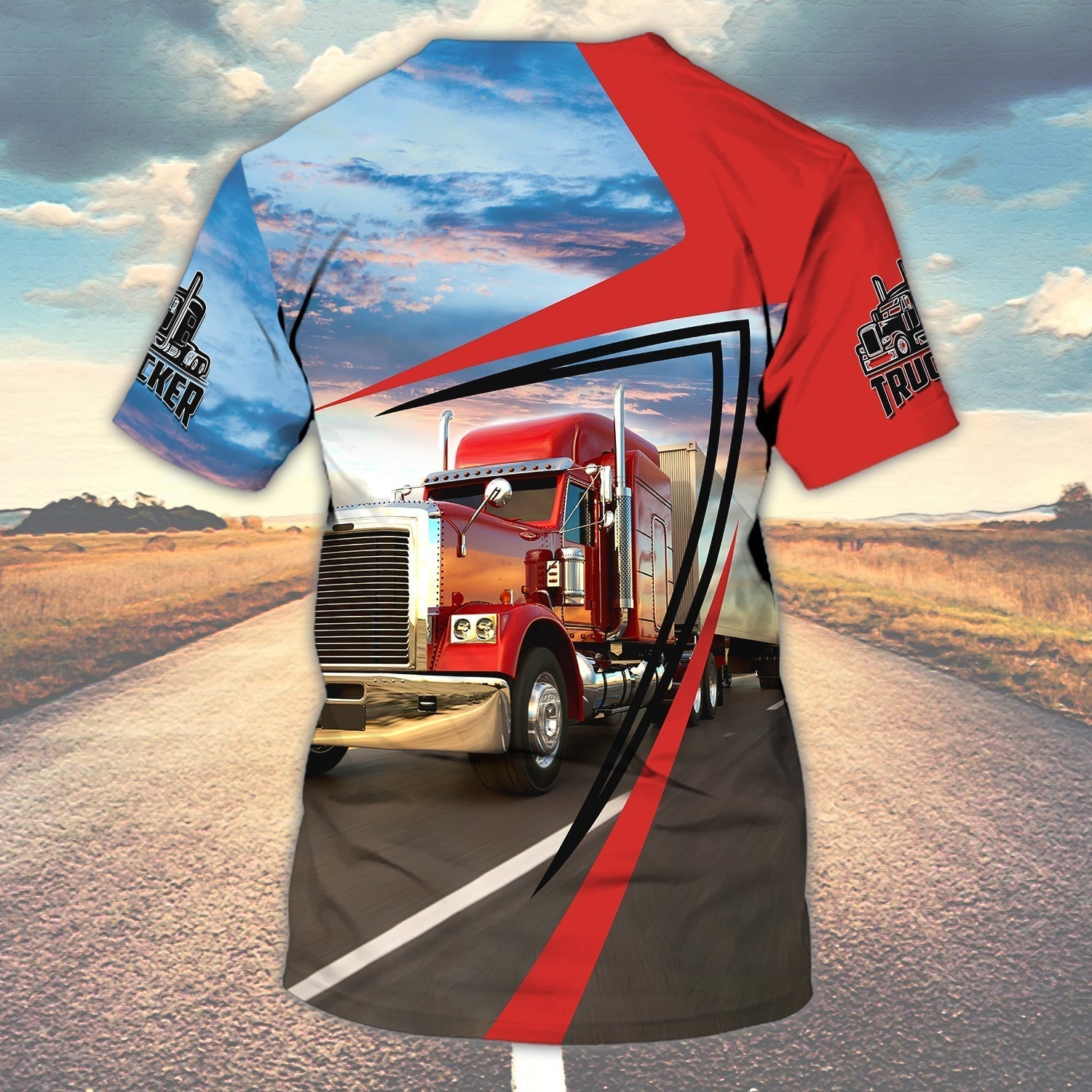 Personalized Cool Trucker T Shirt, Shirt For Trucker Man Trucking Gift, Shirt For Man & Women