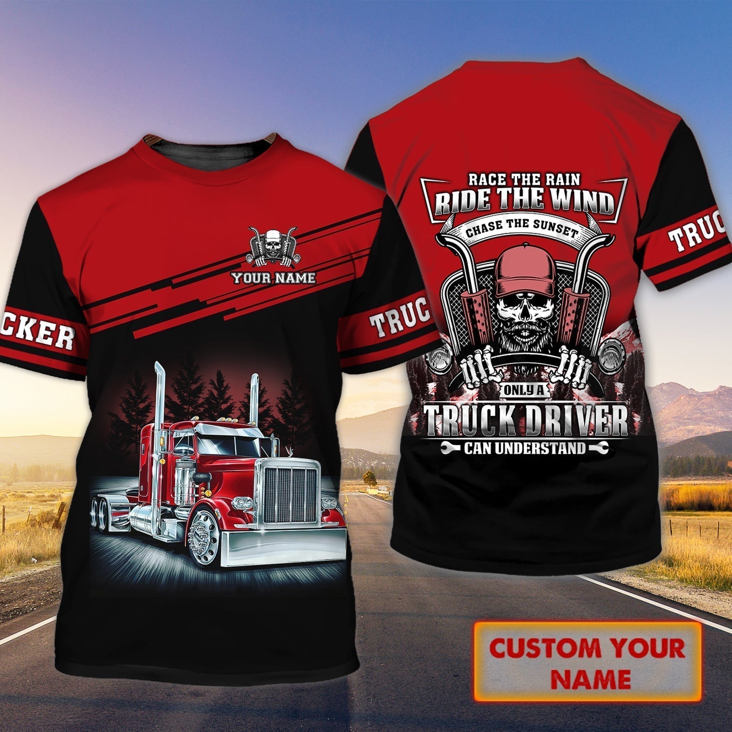 Custom Funny Trucker Shirt, Only Truck Driver Can Understand 3D Tee Shirt Best Trucker Gift