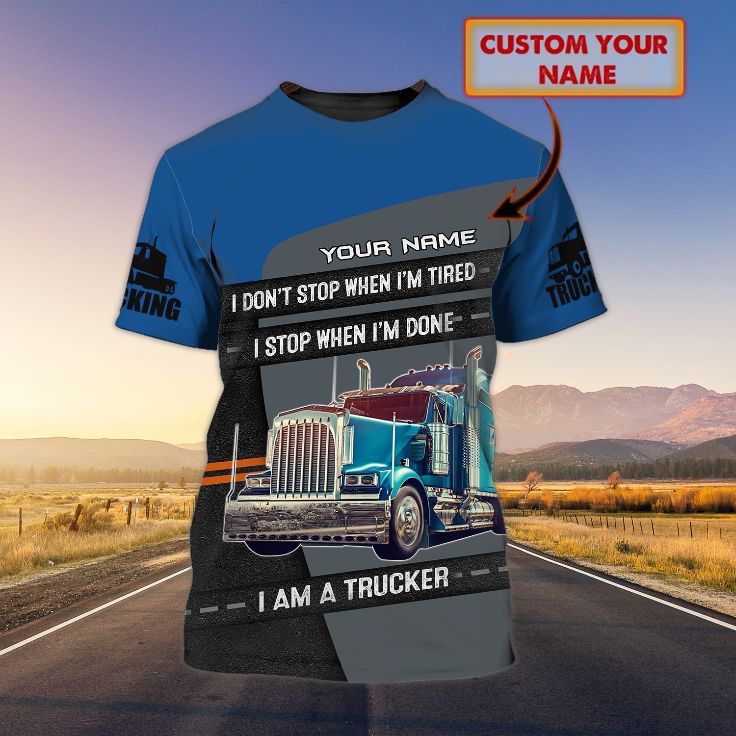Custom Trucking Shirt, I Am A Trucker Proud Trucker Shirt, Labour Day Gifts