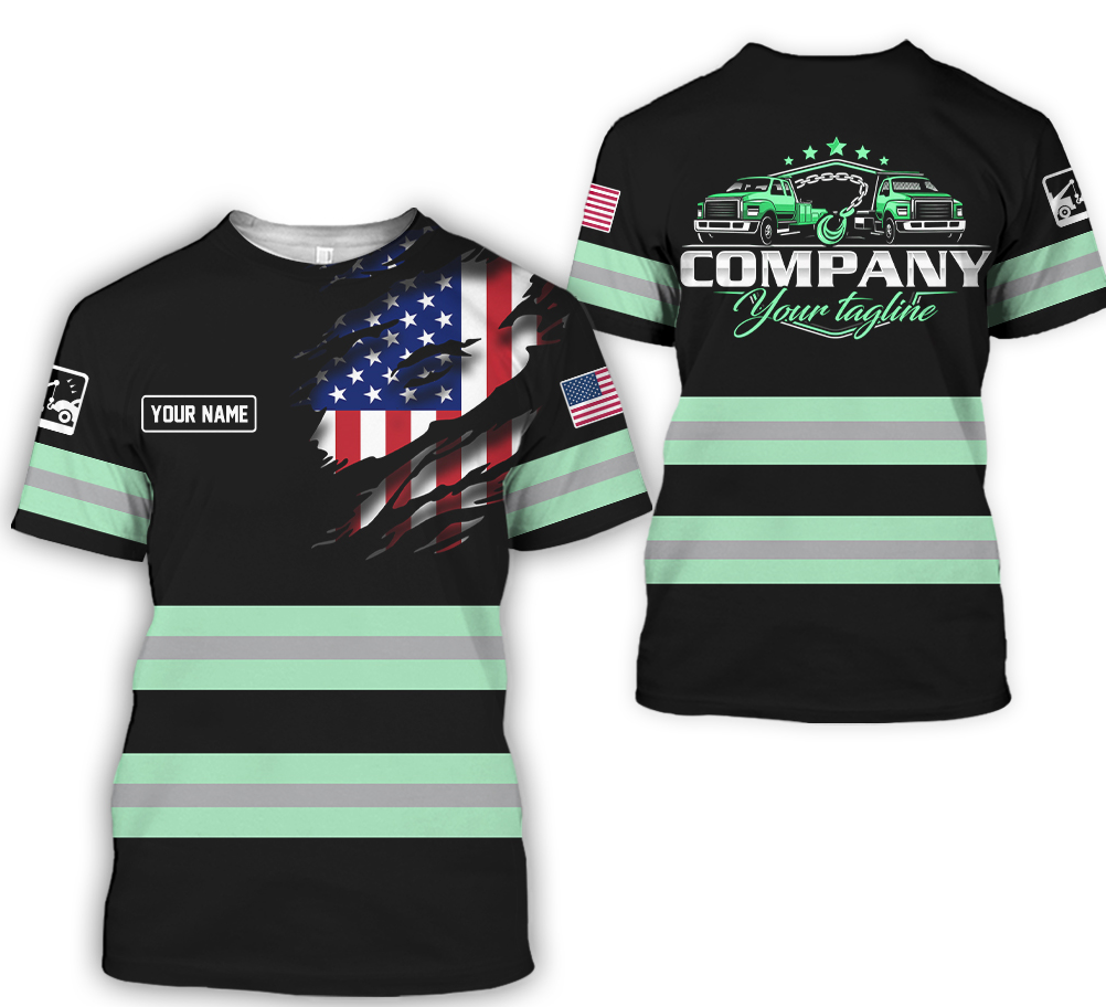 Custom Name Seafoam Shirt for Husband, Truck Driver, Long Haul CDL Gift, Diesel Mechanic Shirt, Apparel Trucker