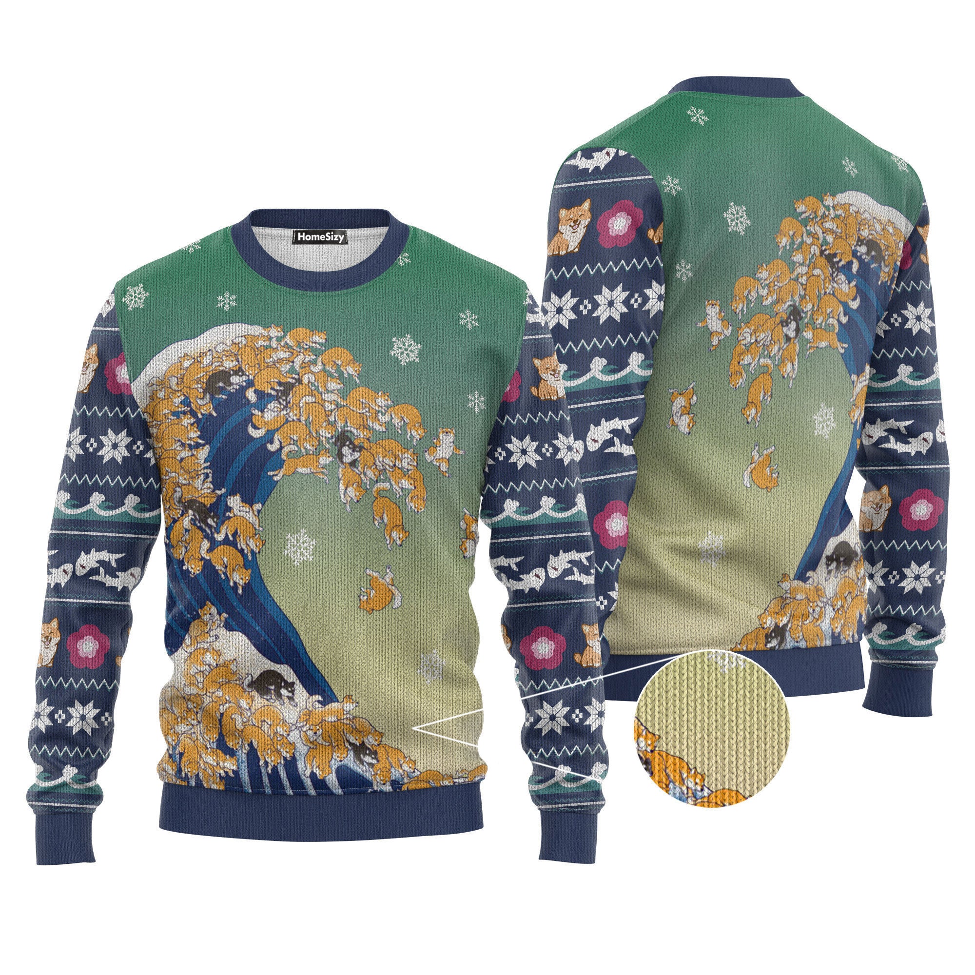 Shiba Christmas Ugly Sweater, Ugly Christmas Sweater, Funny Xmas Sweaters, Ugly Christmas Sweater