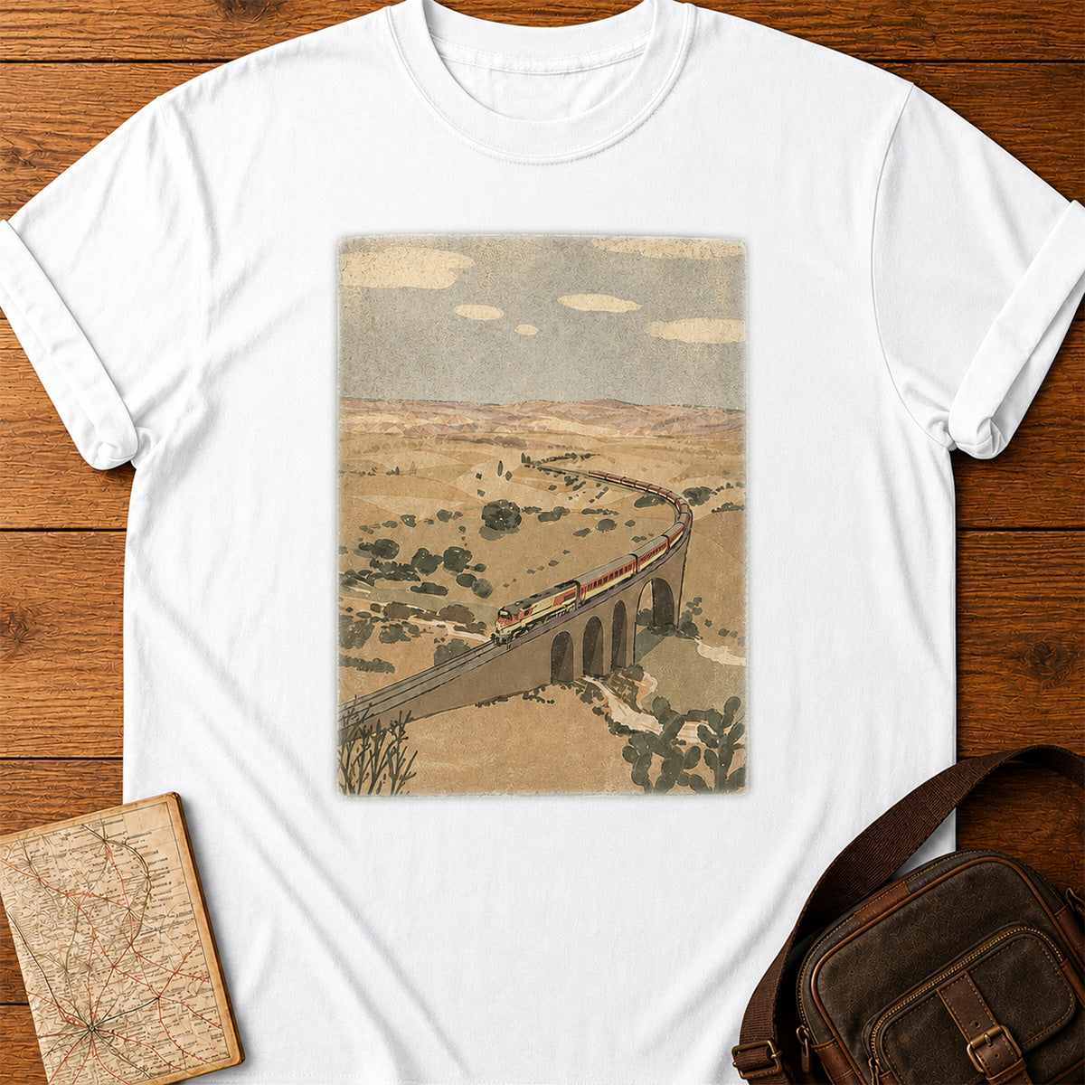 Desert Railway Journey T-Shirt