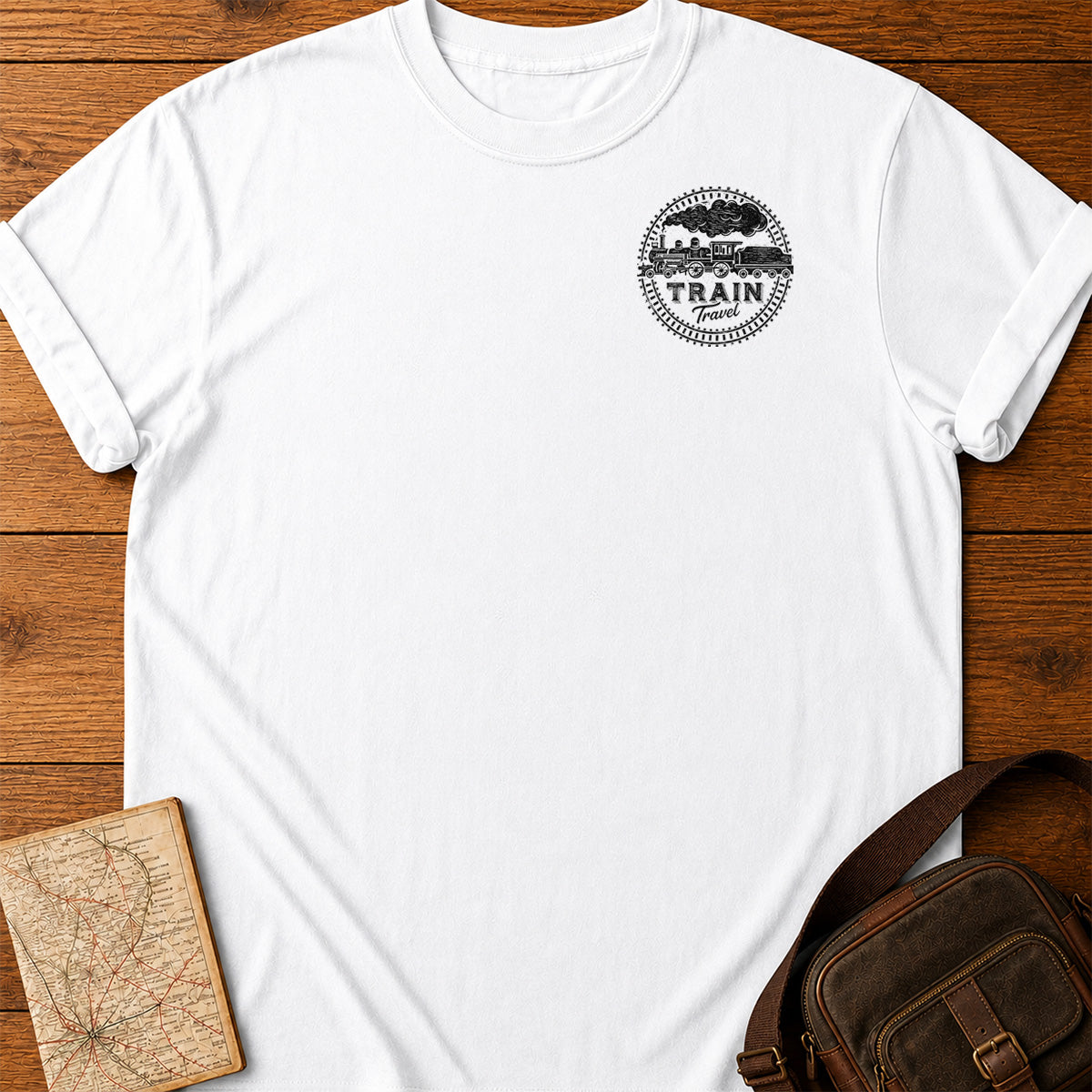 Vintage Train Badge T-Shirt
