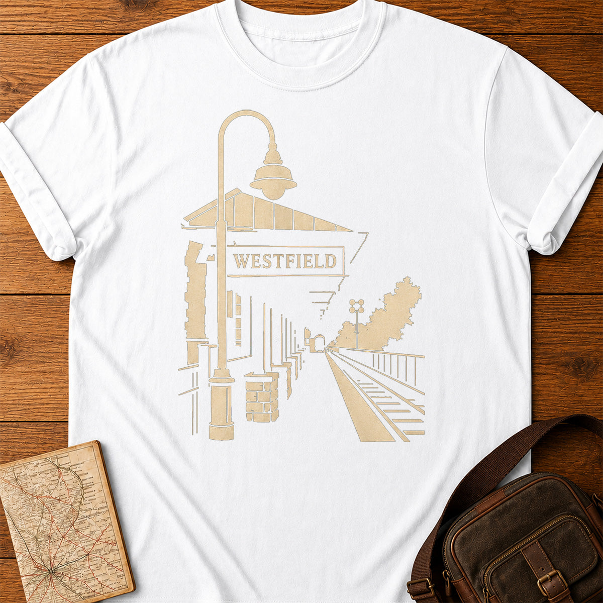 Vintage Railway Station T-Shirt