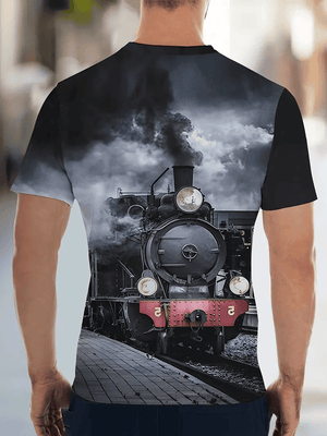Railspirit Unique Vintage Train Unisex T Shirt All Over Print