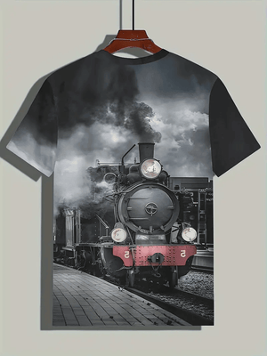 Railspirit Unique Vintage Train Unisex T Shirt All Over Print