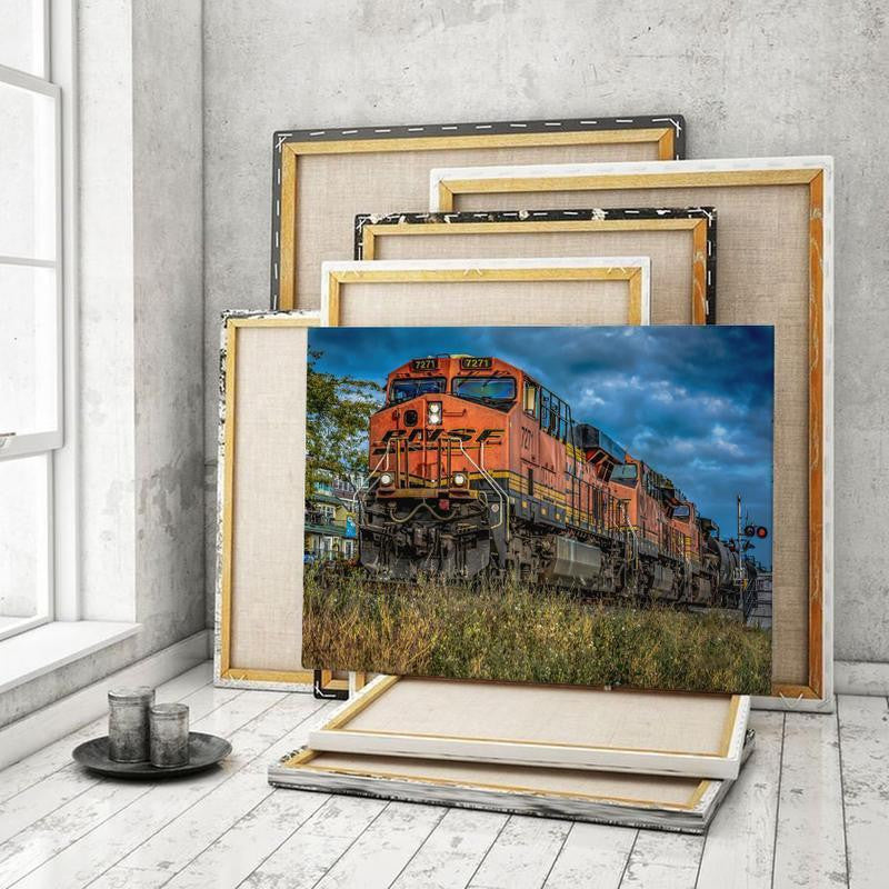 Bnfs Single Canvas Rectangle Bnsf 04096 Wrapped Canvas 24x36