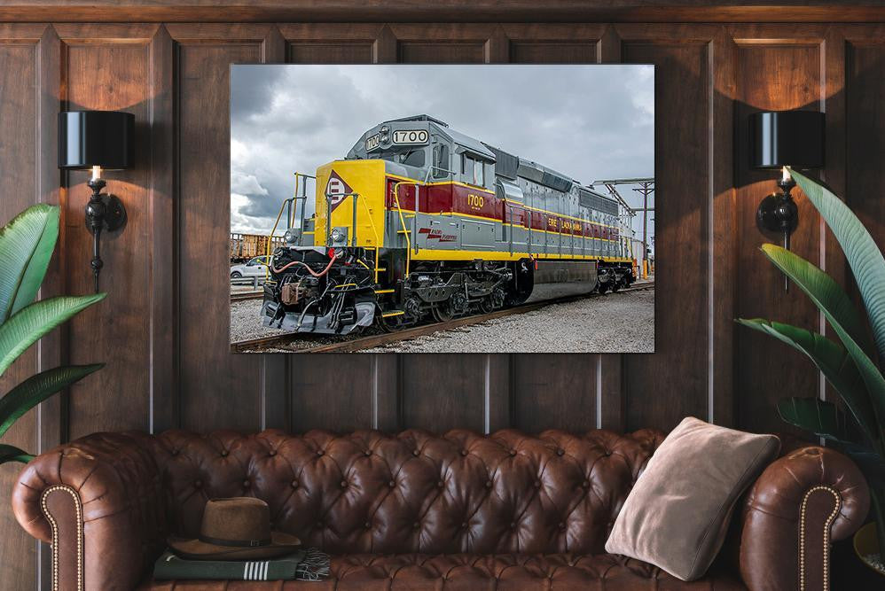 Elackawanna Single Canvas Rectangle Erie Lackawanna 04264 Wrapped Canvas 8x10