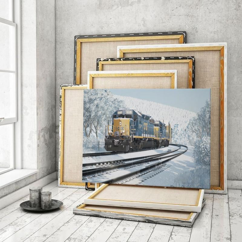 Csx Single Canvas Rectangle Csx Transportation 04208 Wrapped Canvas 12x16
