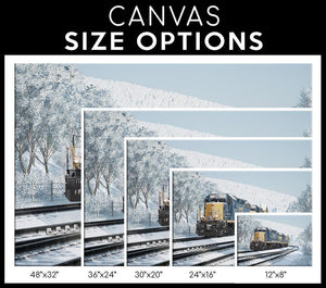 Csx Single Canvas Rectangle Csx Transportation 04208 Wrapped Canvas 20x30