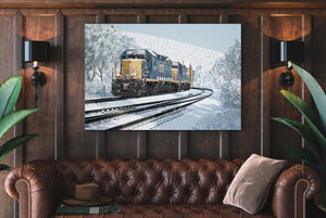 Csx Single Canvas Rectangle Csx Transportation 04208 Wrapped Canvas 8x10